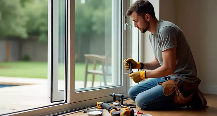 Squeaky Sliding Patio Doors in Estero, FL