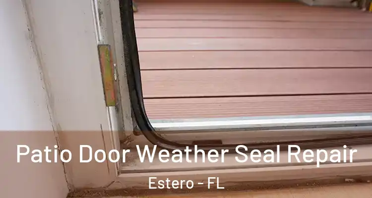  Patio Door Weather Seal Repair Estero - FL